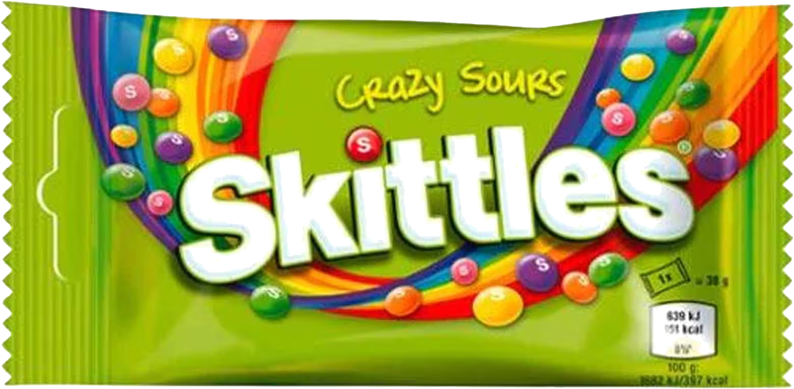 SKITTLES SOUR+FRUITS