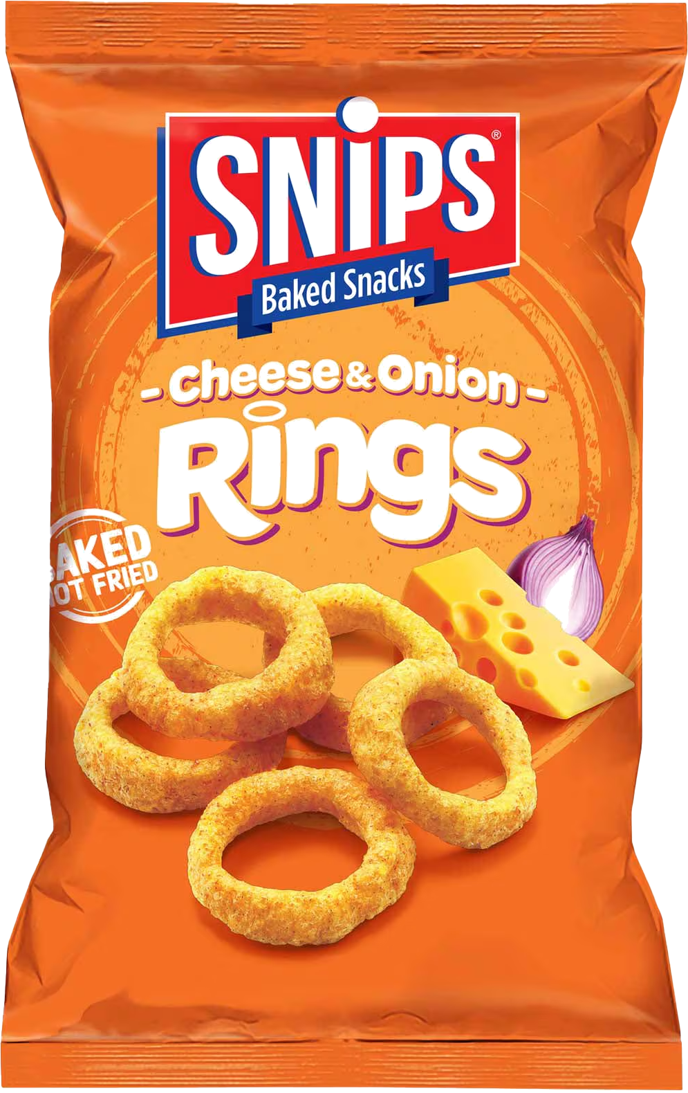 SNIPS CURLS RINGS CHEESE&ONION 230G