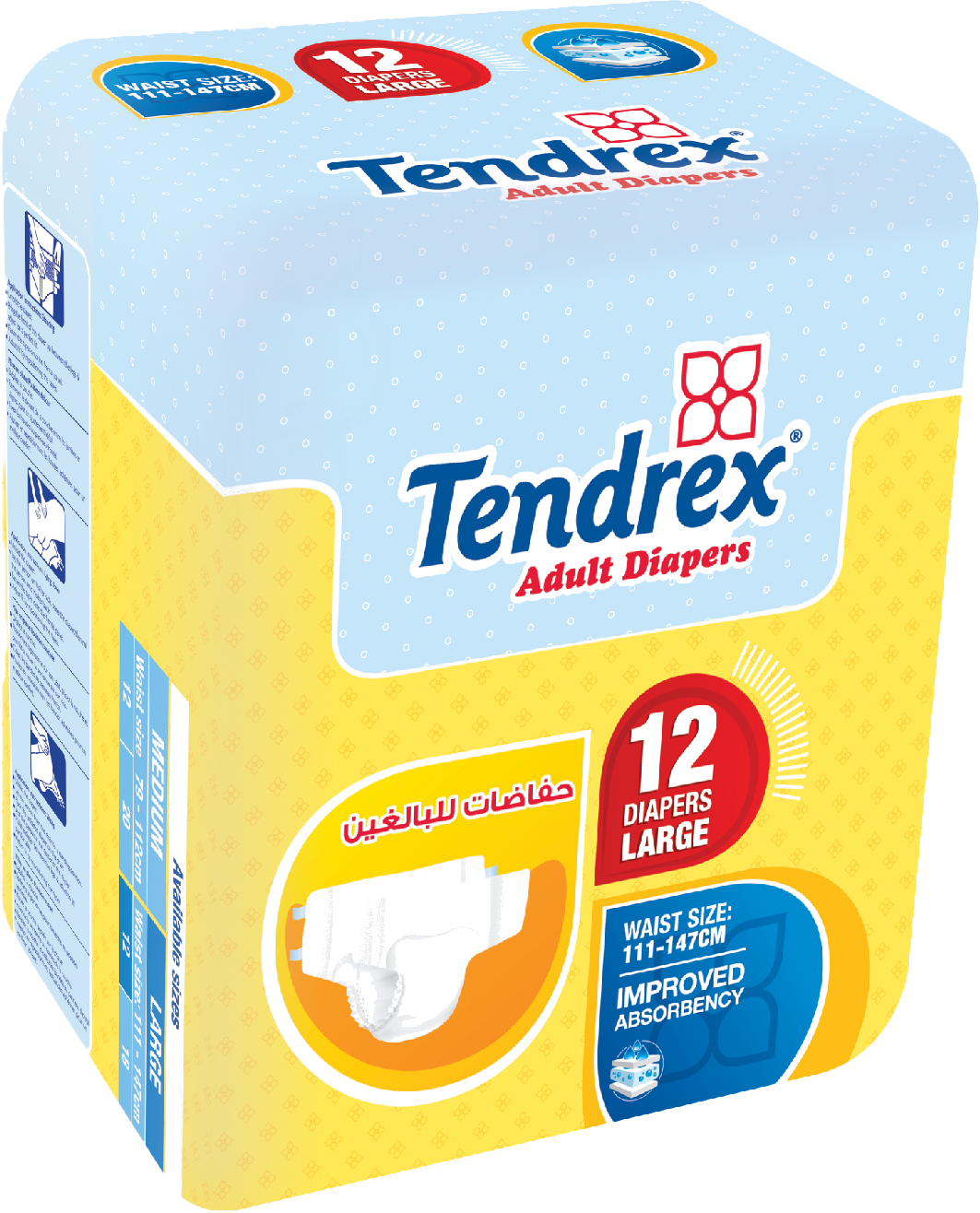 TENDREX ADULT DIAPERS 18S