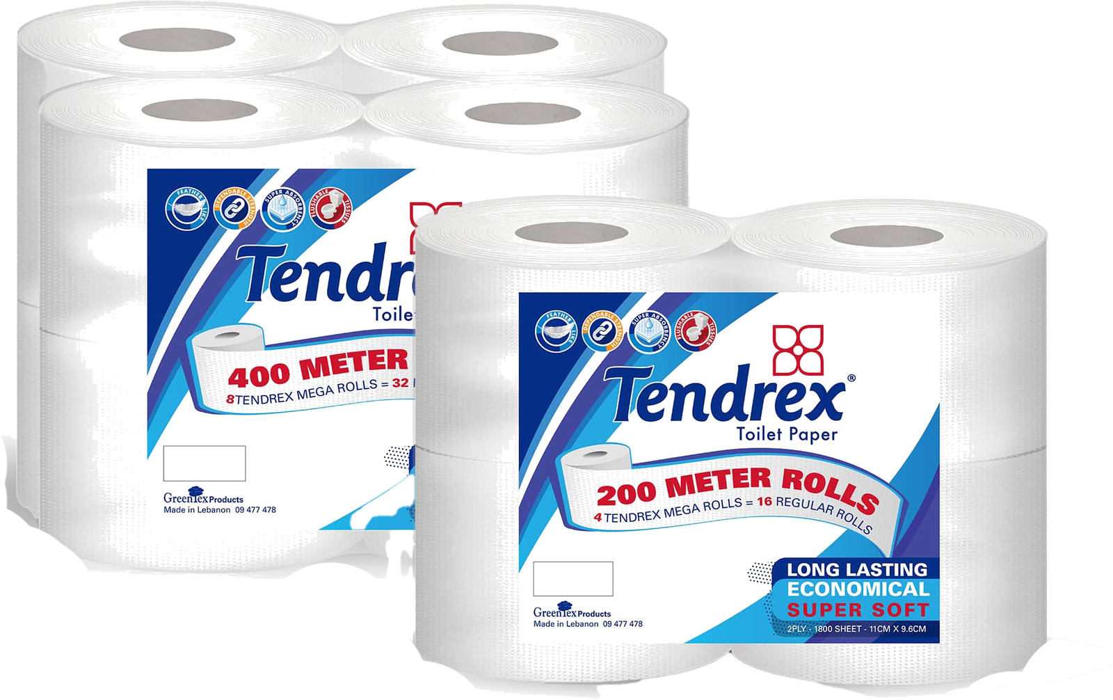 TENDREX TOILET PAPER ECO
