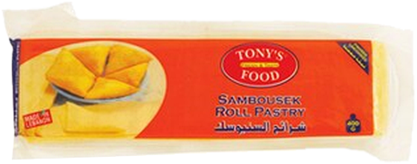 TONYS FOOD SAMBOUSEK ROLLS PASTRY