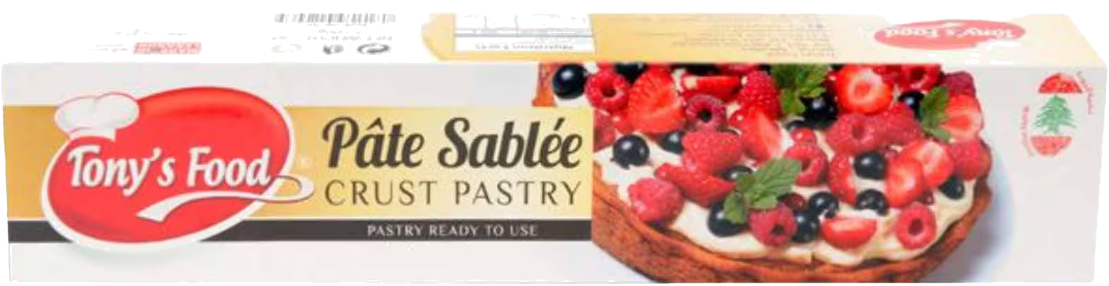 TONYS FOOD SHORT CRUST PASTRY
