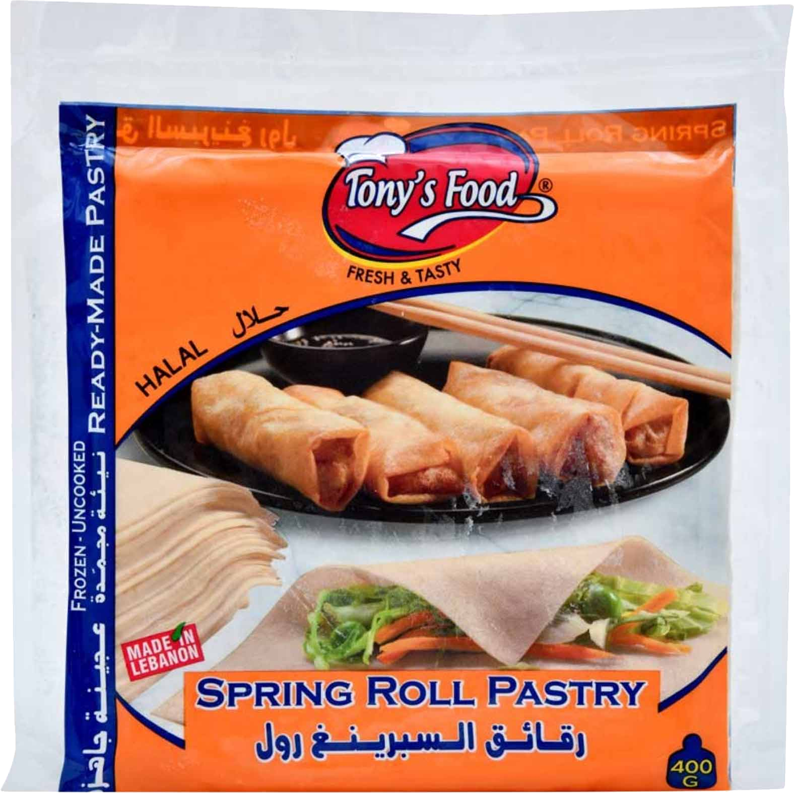 TONYS FOOD SPRING ROLLS PASTRY