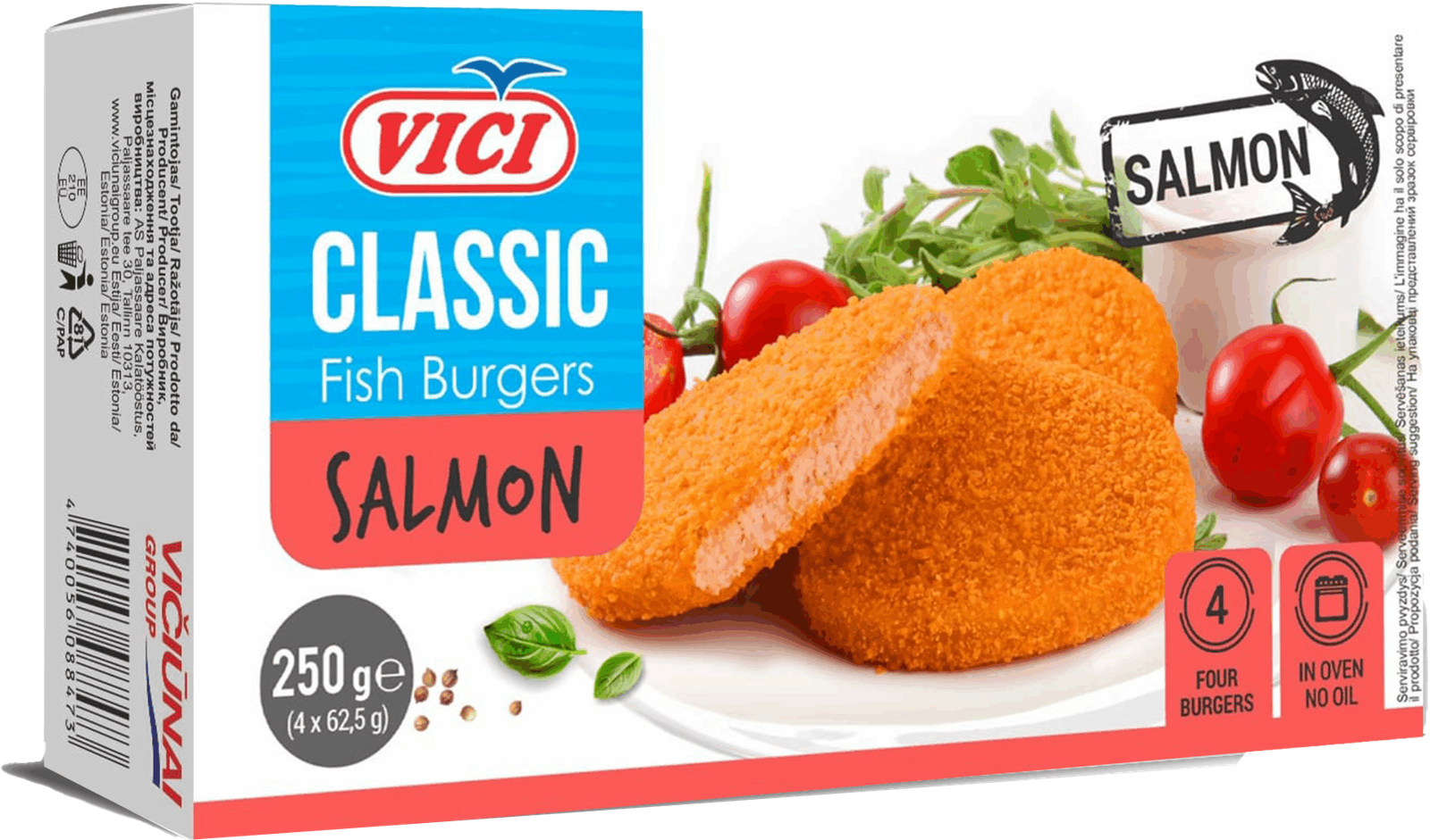 VICI FISHSALMON  BURGERS