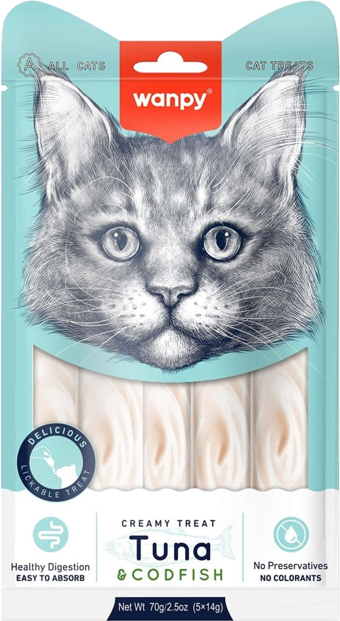 WANPY CAT TUNA CODFISH TREATS