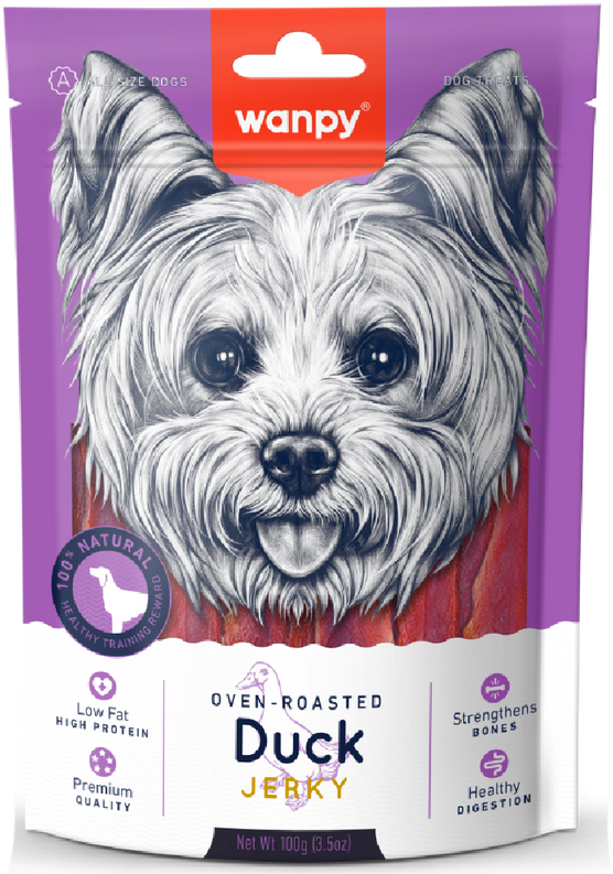 WANPY DOG DUCK JERKY